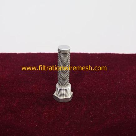 Wire Mesh Filter With Thread